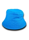 Unisex Kova Şapka Balıkçı Şapka Bucket Hat Mavi