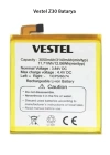 Vestel Z30 Telefonlarla Uyumlu Batarya 3140 mAh