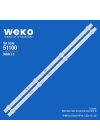 WKSET-6100 36506X2 SHİNEON 2D04018 REV.A 2 ADET LED BAR