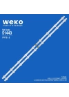 WKSET-6443 37172X2 JL.D32091235-081ES-M 8D32-DNJF-KM209A  2 ADET LED BAR