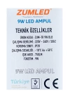 Zumled 9W Beyaz LED Ampul Royaleks-201