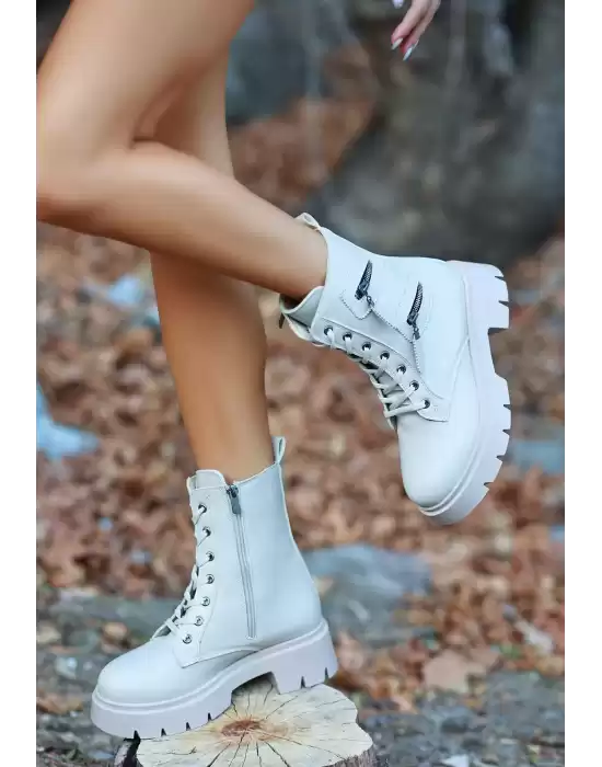 Elina Ten Cilt Bağcıklı Bot