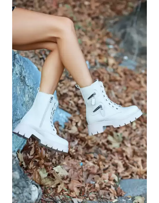 Elina Ten Cilt Bağcıklı Bot