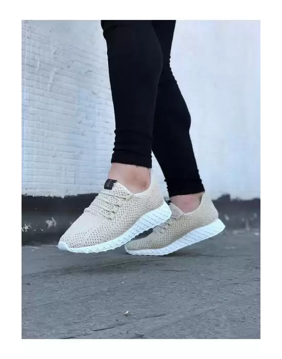 Wagoon WG205 Krem Erkek Spor Ayakkabı