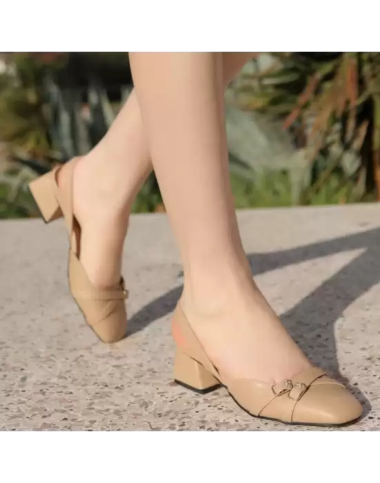 Wera Nude Cilt Topuklu Ayakkabı