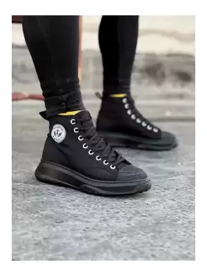 WG017 Kömür Erkek Yarım Bilek Casual Ayakkabı