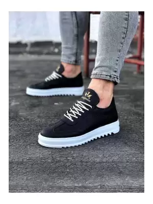 WG022 Siyah Erkek Casual Ayakkabı
