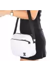 Benoi Beyaz Saten Çanta