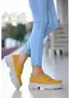 Teri Hardal Cilt Bağcıklı Ayakkabı