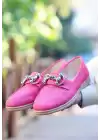 Celio Pembe Cilt Desenli Babet Ayakkabı
