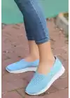 Toly Bebe Mavisi Triko Babet Ayakkabı