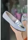 Weon Gümüş Cilt Simli Babet
