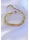 316l Çelik Arpa Gold Renk Kadın Bileklik