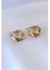 316l Çelik Gold Renk Kadın Küpe