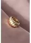 Altın Renk Kadın Metal Yüzük