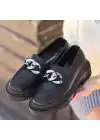 Biga Siyah Cilt  Ayakkabı