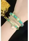 Çoklu Boncuklu Kadın Bileklik