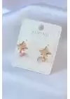 Gold Renk Kutup Yıldız Model Xuping Kadın Küpe