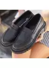 Meos Siyah Cilt Ayakkabı