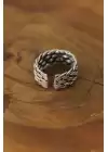 Örgü Model Metal Ayarlanabilir Erkek Yüzük