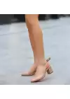 Poly Nude Cilt Topuklu Ayakkabı