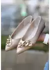 Popi Nude Cilt Zincirli Babet Ayakkabı