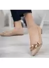 Popi Nude Cilt Zincirli Babet Ayakkabı