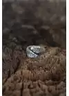 Yılan Tasarımlı Ayarlamalı Erkek Yüzük