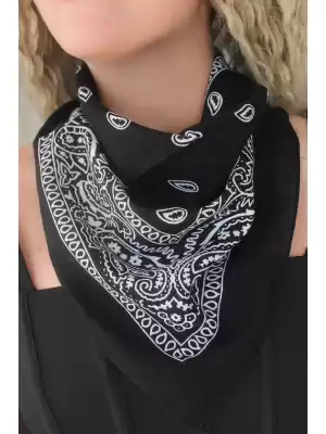 Siyah Renk Bandana