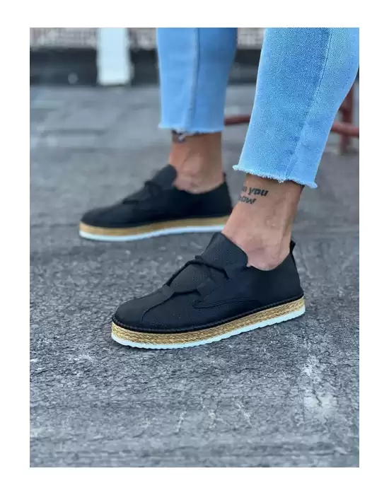 Wg015 Siyah Erkek Casual Ayakkabı