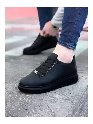 Wagoon WG08 Kömür Düz Erkek Casual Ayakkabı