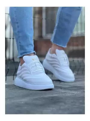 Wg094 Beyaz Cilt Erkek Casual Ayakkabı