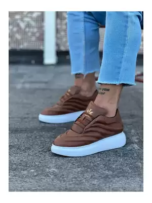 Wg094 Taba Cilt Erkek Casual Ayakkabı