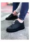Wagoon WG010 Kömür Cilt Erkek Casual Ayakkabı