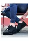 Wagoon WG028 Kömür Bağcıklı Kalın Taban Casual Erkek Ayakkabı