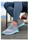Wagoon WG101 Gri Yesil Erkek Spor Ayakkabı