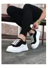 Wagoon WG507 Beyaz Siyah Erkek Ayakkabı