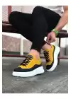 Wagoon WG507 Siyah Sarı Erkek Ayakkabı