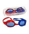 Avessa GS28 Kutulu Mavi Kırmızı Unisex Çocuk Yüzücü Gözlüğü