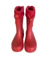 Konçlu Peluşlu Emojili Kız Çocuk Yağmur Çizmesi 26-35 Kırmızı