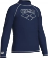 Arena Rash Vest L/s Graphic Erkek Çocuk Yüzücü Tişörtü Lacivert