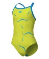 Arena Star Graphıc Kız Çocuk Yüzücü Mayosu Yeşil