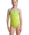 Arena Star Graphıc Kız Çocuk Yüzücü Mayosu Yeşil