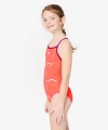 Arena Star Graphic Swimsuit Lightdrop Back Kız Çocuk Yüzücü Mayosu Kırmızı