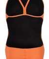 Arena Team Swimsuit Challenge Solid Kız Çocuk Mayosu Turuncu