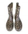 Bahçe ve Yağmur Çiçekli Kadın Çizmesi 36-40 Leopar