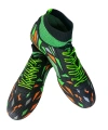 Dugana Çoraplı Halı Saha Ayakkabı 40-44 Siyah-Fosfor Yeşil