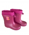 Konçlu Kız Çocuk Yağmur Çizmesi 26-35 Fuşya