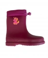 Konçlu Kız Çocuk Yağmur Çizmesi 26-35 Fuşya