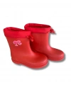 Konçlu Kız Çocuk Yağmur Çizmesi 26-35 Kırmızı